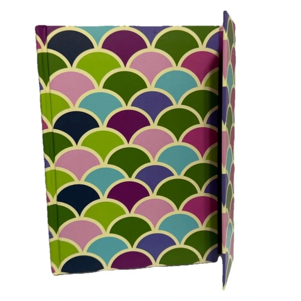Blank Journal With Magnetic Closure  - Lightly‎ Lined. Multicolored 6 X 8.25
